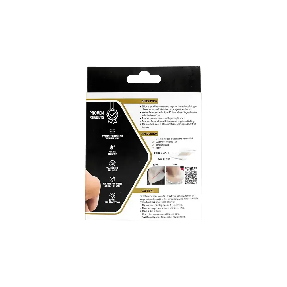 Burnshield Scar Advance arrplaster silikon 3 stk