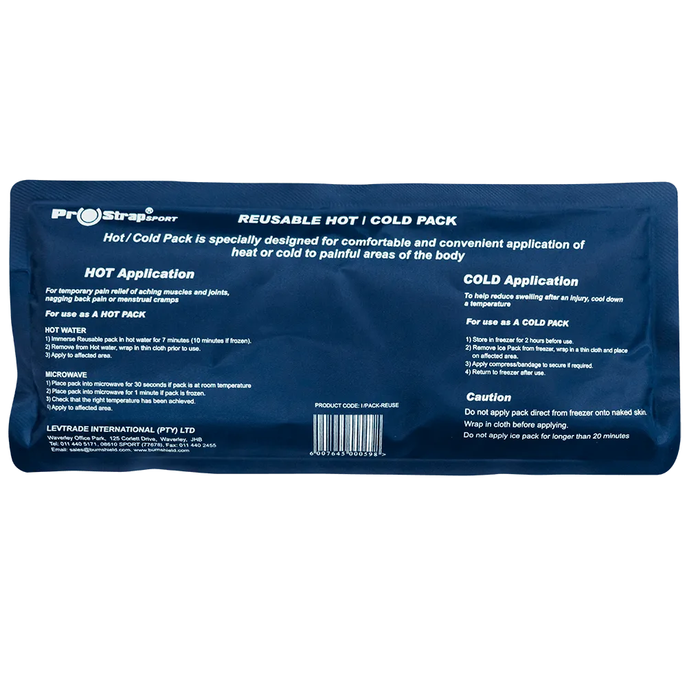 Burnshield Cold Hot Pack kulde- og varmepose gjenbrukbar
