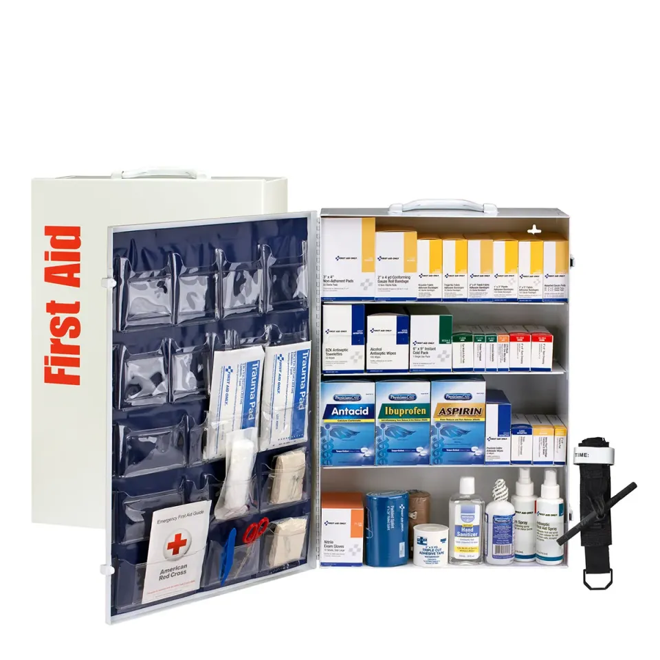 First Aid Only 150 Person ANSI B førstehjelpsskap 4-hyllers