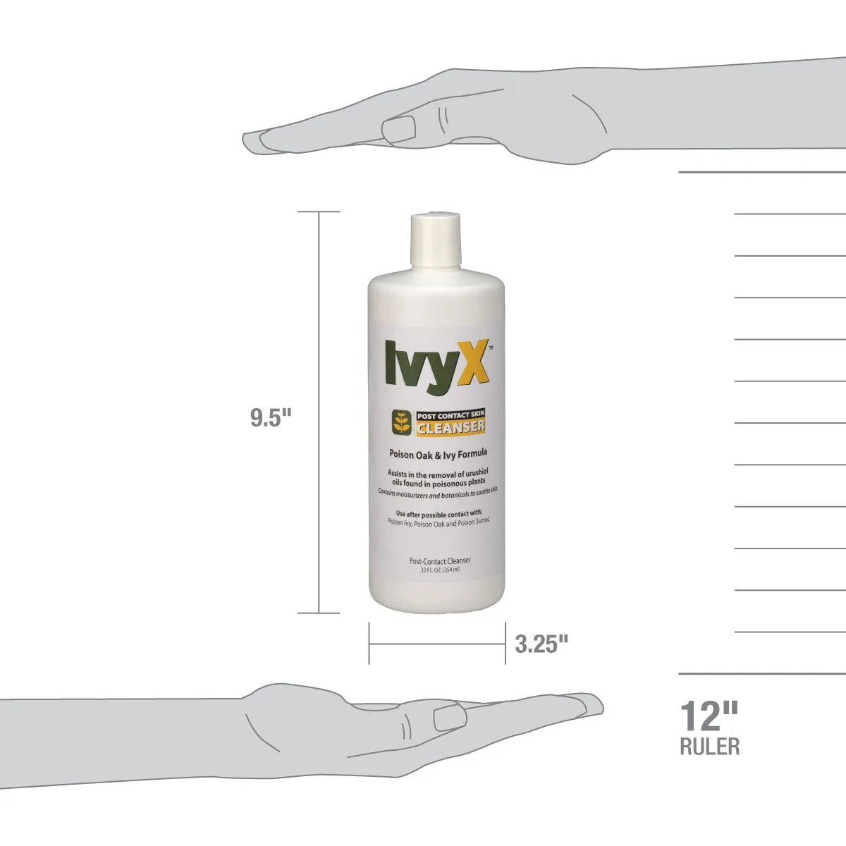 First Aid Only IvyX Post-Contact Cleanser rens 946 ml mot kløe