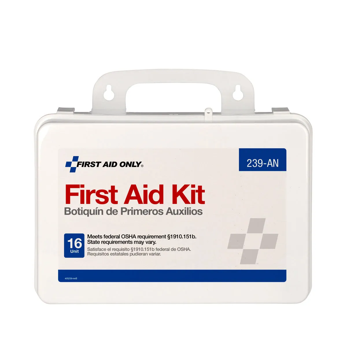 First Aid Only 16-enhet førstehjelpssett 103 deler ANSI plast