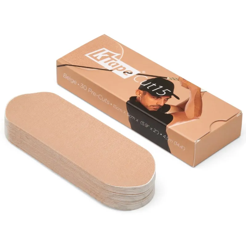 K-tape Cut15 Beige kinesiologitape 15cm 30 strips