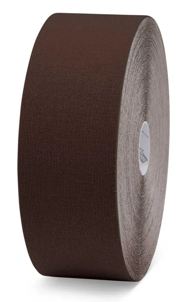 K-Tape My Skin Very Dark Brown XXL kinesiologitape 5 cm x 22 m lateksfri