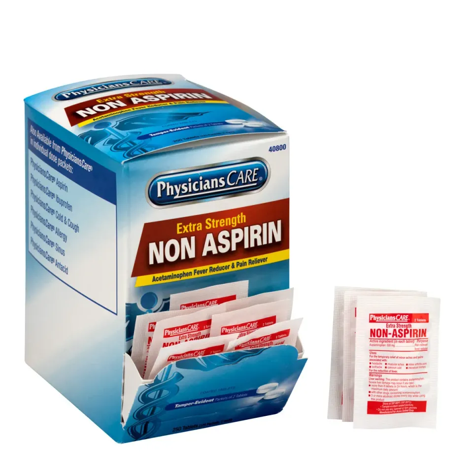 PhysiciansCare Non-Aspirin smertelindring 125x2 porsjoner