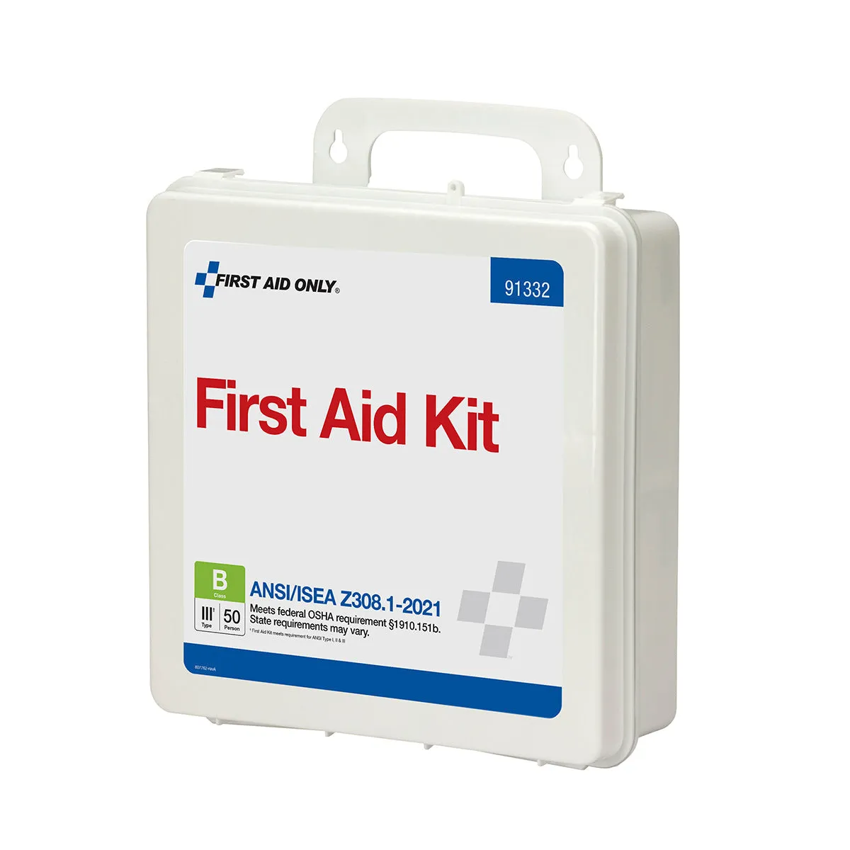 First Aid Only ANSI B førstehjelpsskrin 50 pers 210 deler