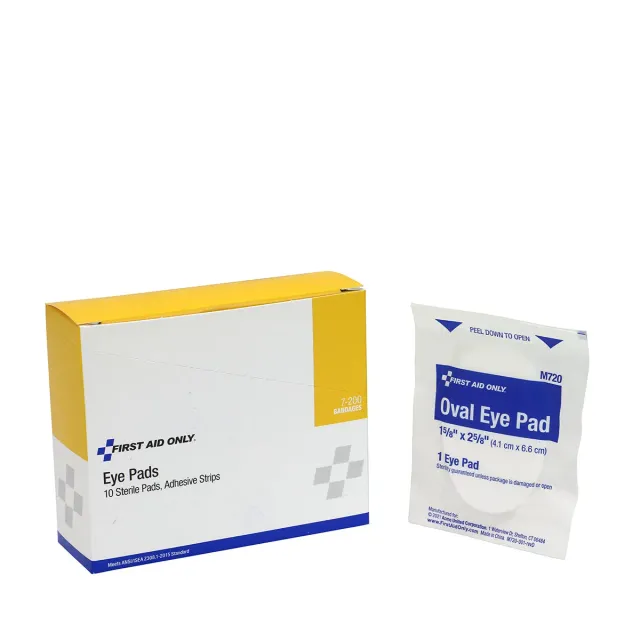 First Aid Only 200 øyekompress 10-pakning steril