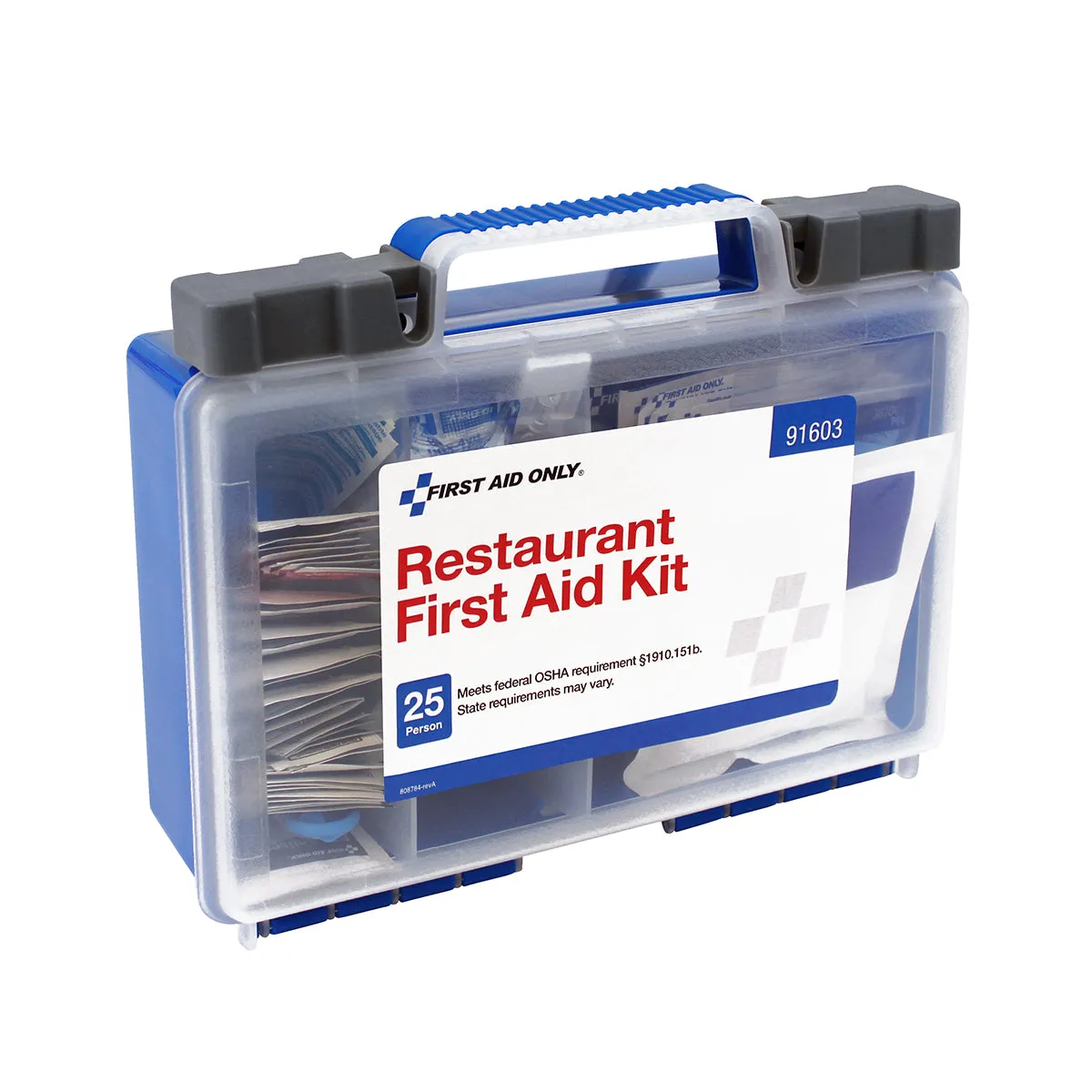 First Aid Only Restaurant førstehjelpsskrin 25 personer 125 deler
