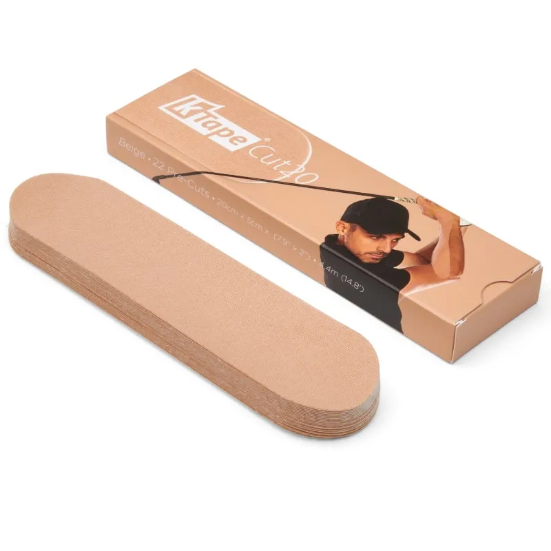K-tape Cut20 Beige kinesiologitape 20cm 22 strips