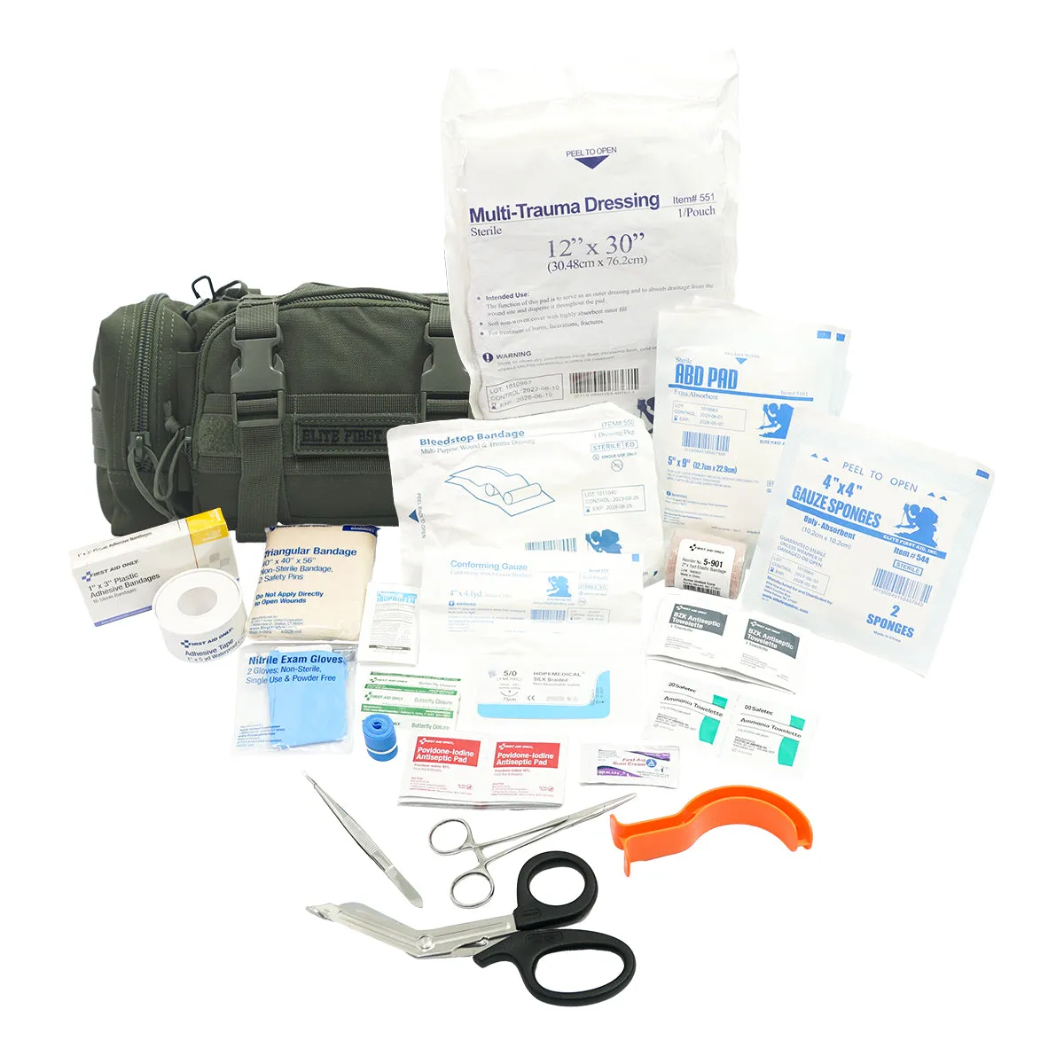 First Aid Only Rapid Response førstehjelpsveske olivengrønn