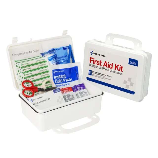 First Aid Only 25-personers førstehjelpsskrin 111 deler