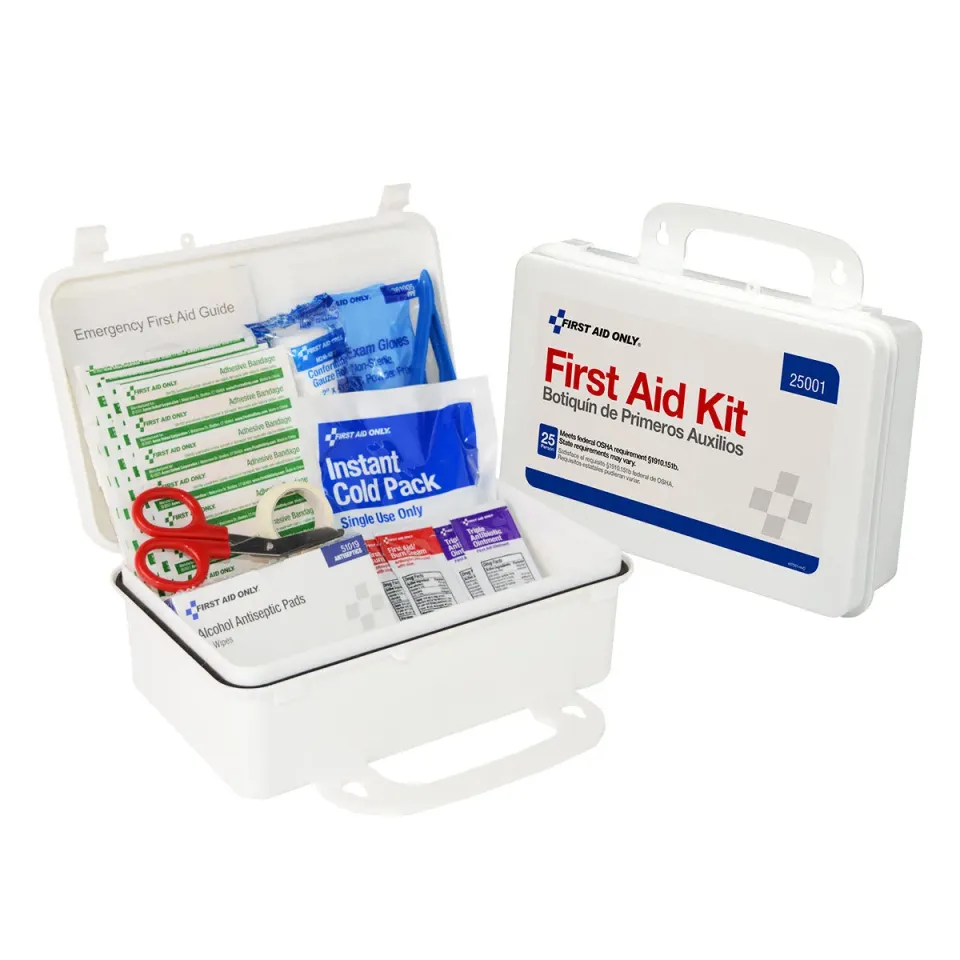 First Aid Only 25-personers førstehjelpsskrin 111 deler
