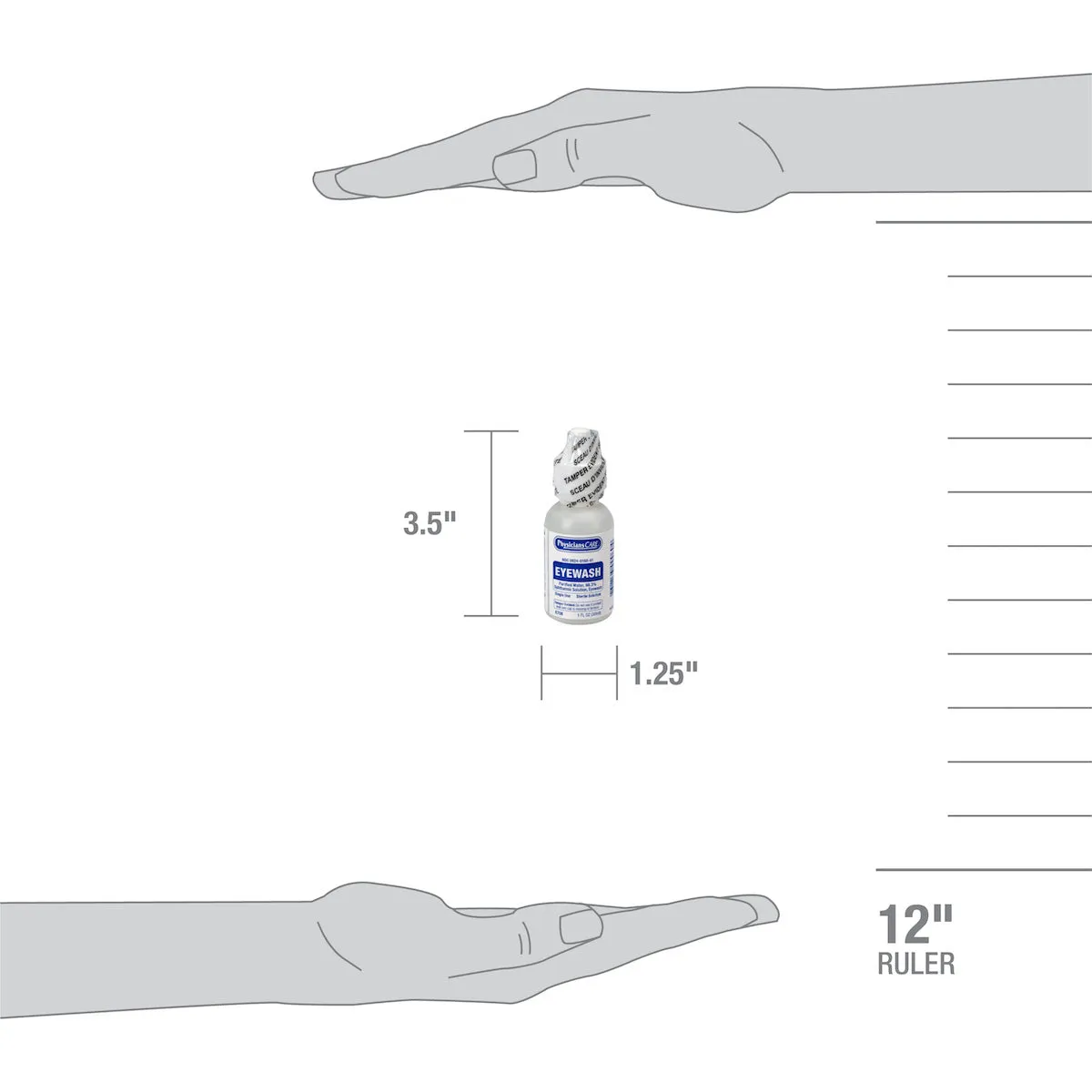 First Aid Only Eyewash Bottle øyeskyll 1 oz 144 stk skrukork