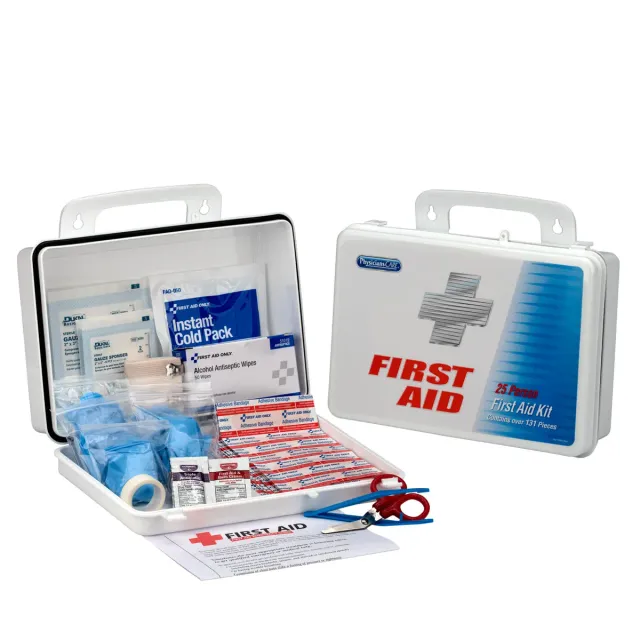 First Aid Only 25 Person Office førstehjelpsskrin 130 deler plast
