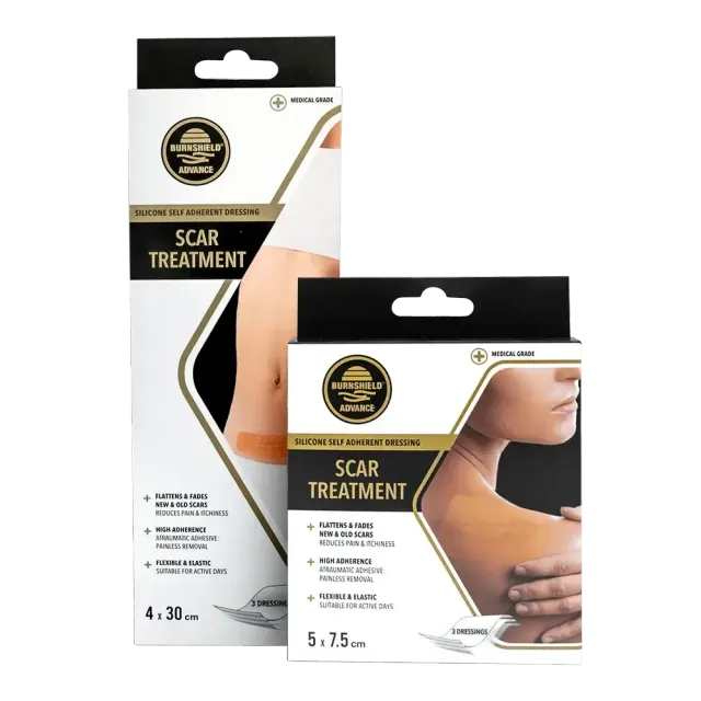 Burnshield Scar Advance arrplaster silikon 3 stk