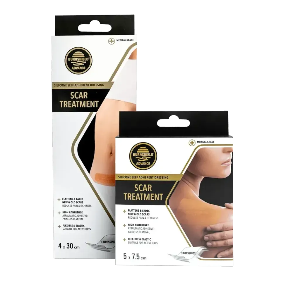 Burnshield Scar Advance arrplaster silikon 3 stk