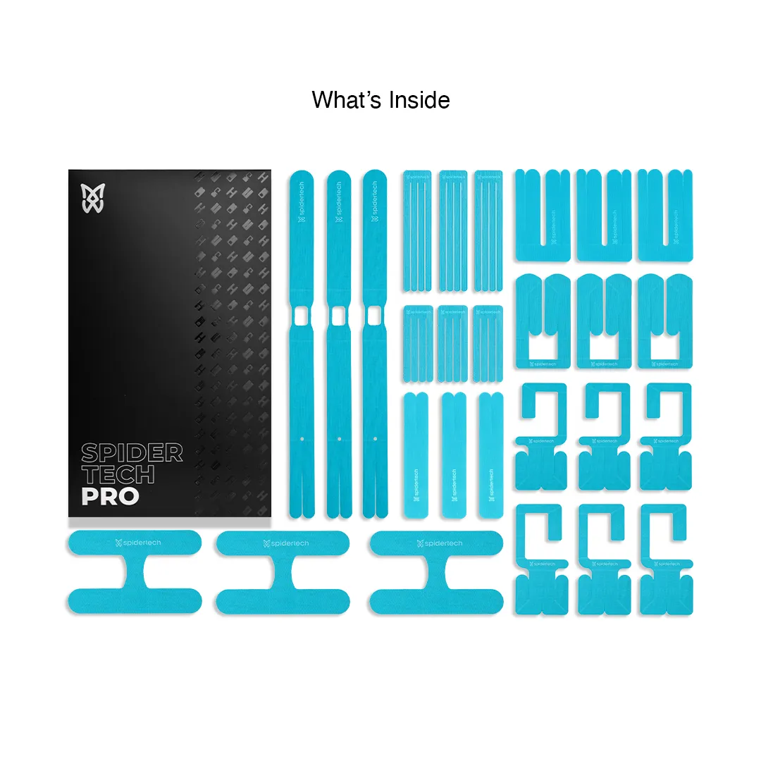 SpiderTech Starter Stack kinesiologitape bundle svart