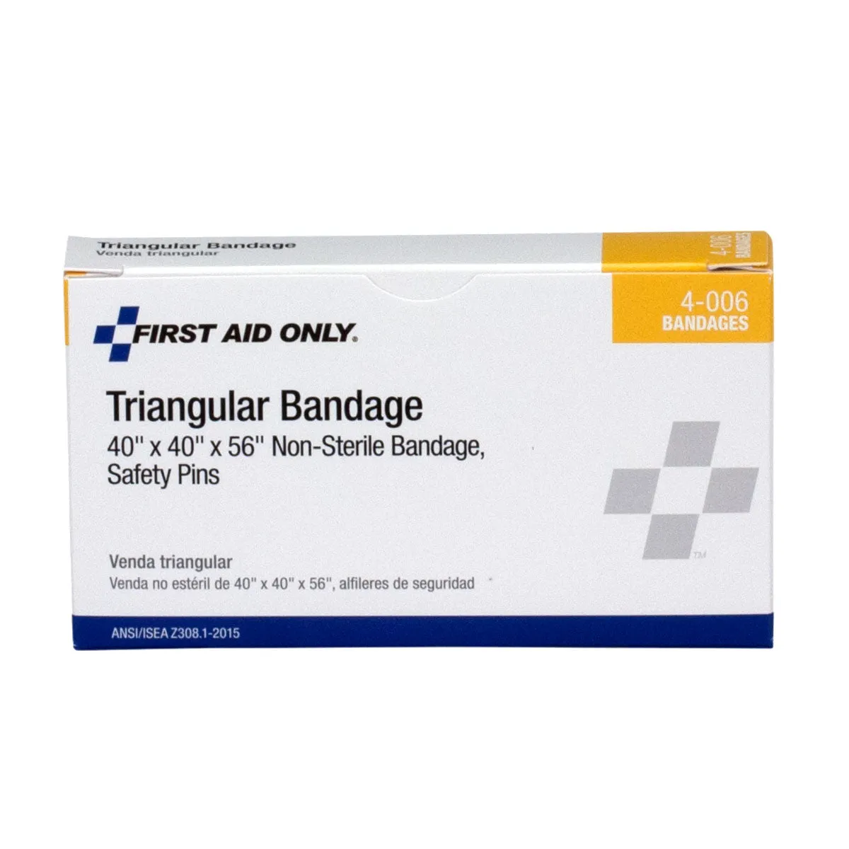 First Aid Only trekantbandasje muslin steril 102 cm 1 stk