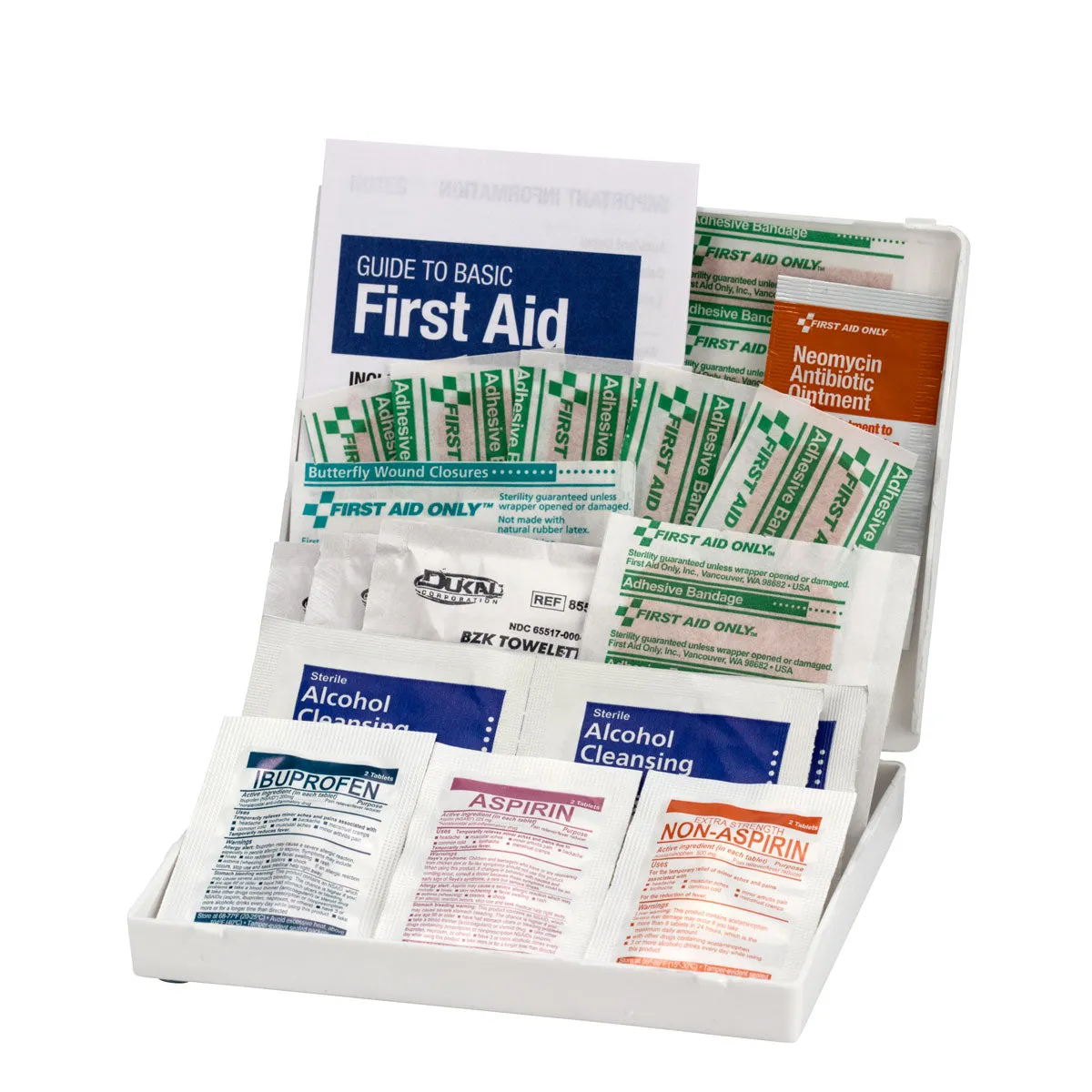 First Aid Only Vehicle førstehjelpssett 28 deler bil plastskrin