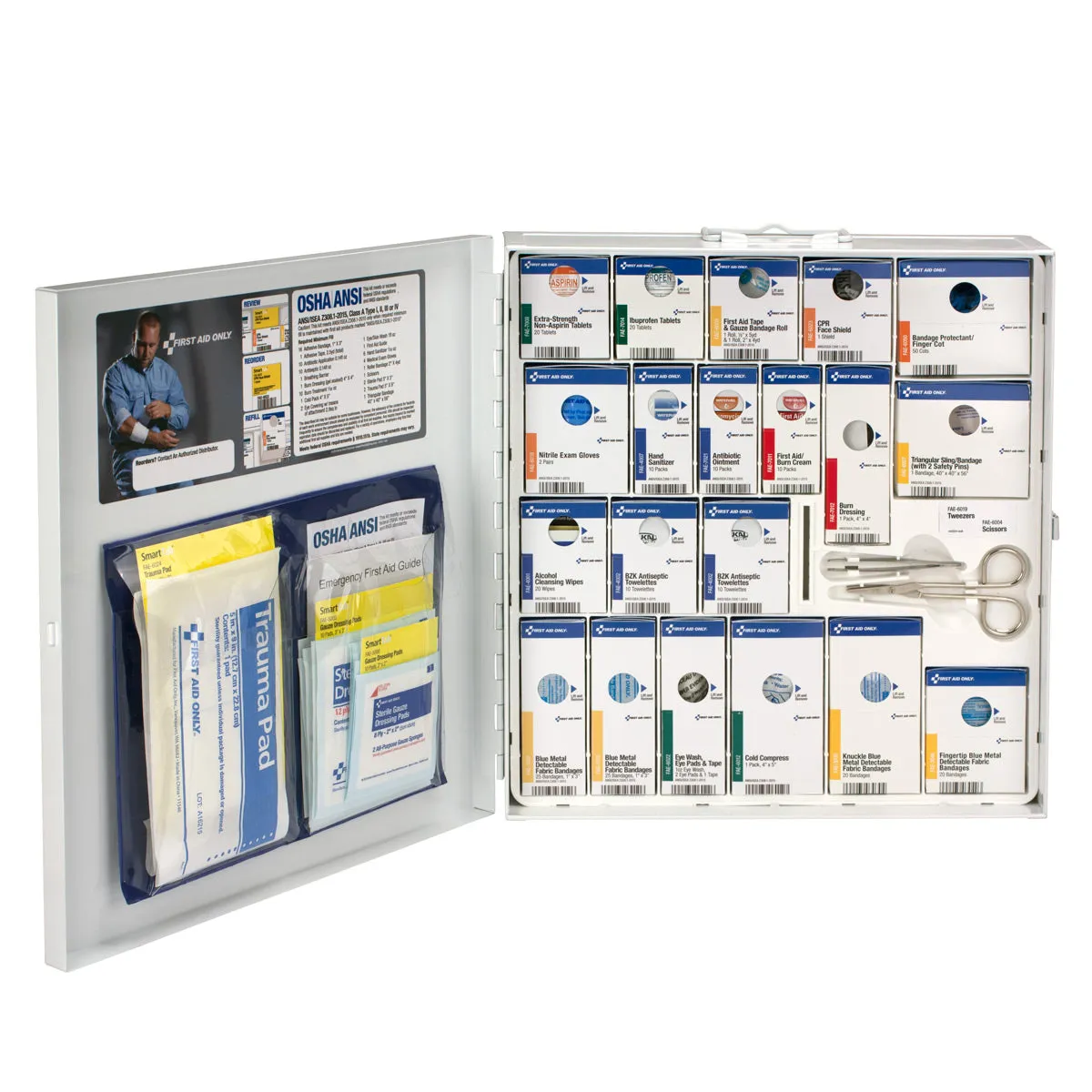 First Aid Only SmartCompliance førstehjelpsskap 50 personer mat