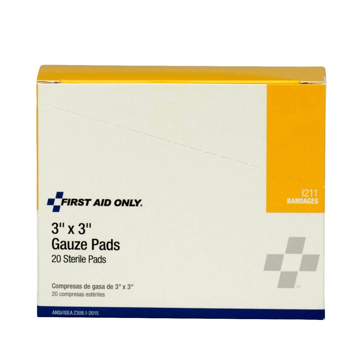 First Aid Only 3x3 sterile gasbind 20 stk kompress