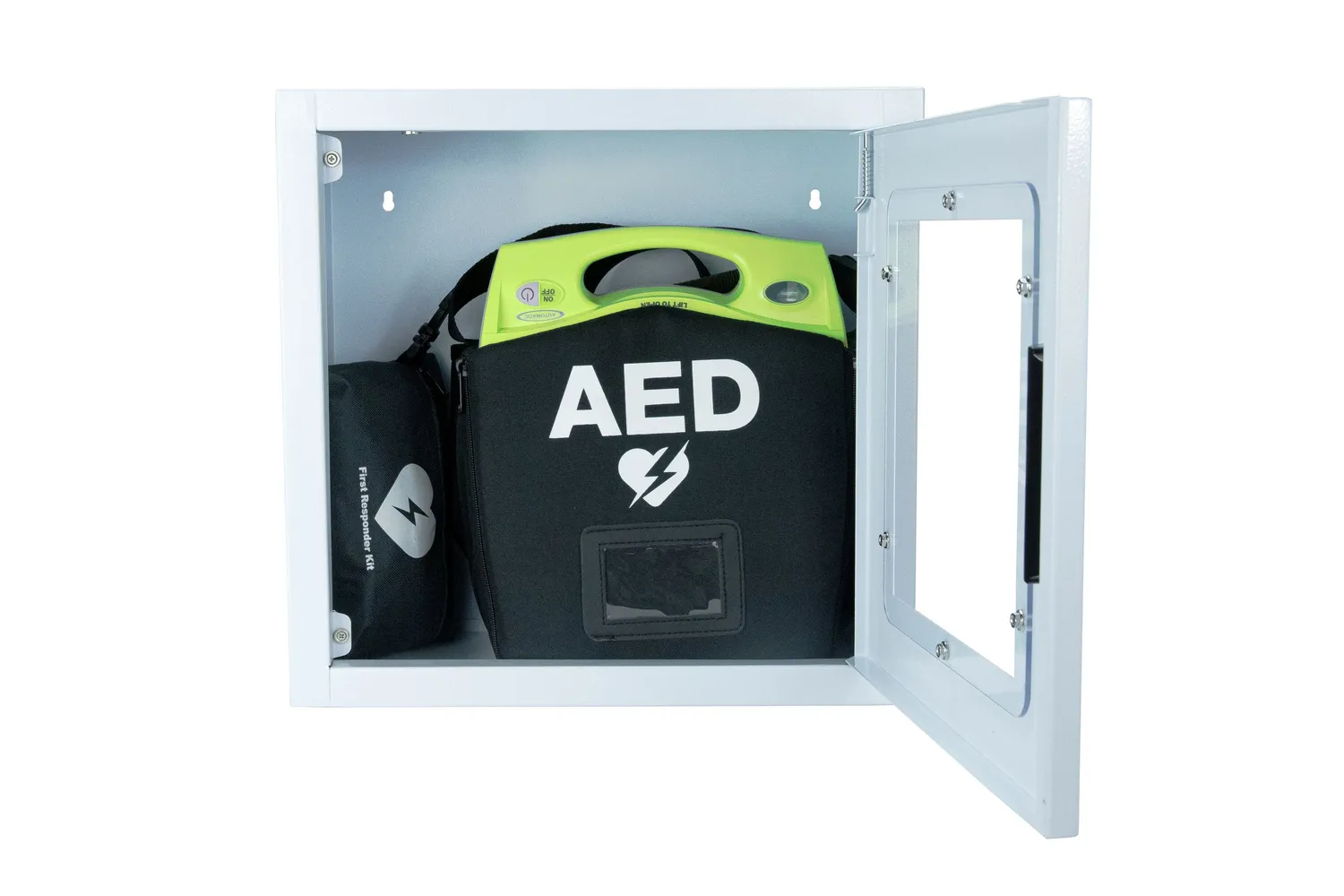 First Aid Only AED Large Cabinet hjerteskap med alarm