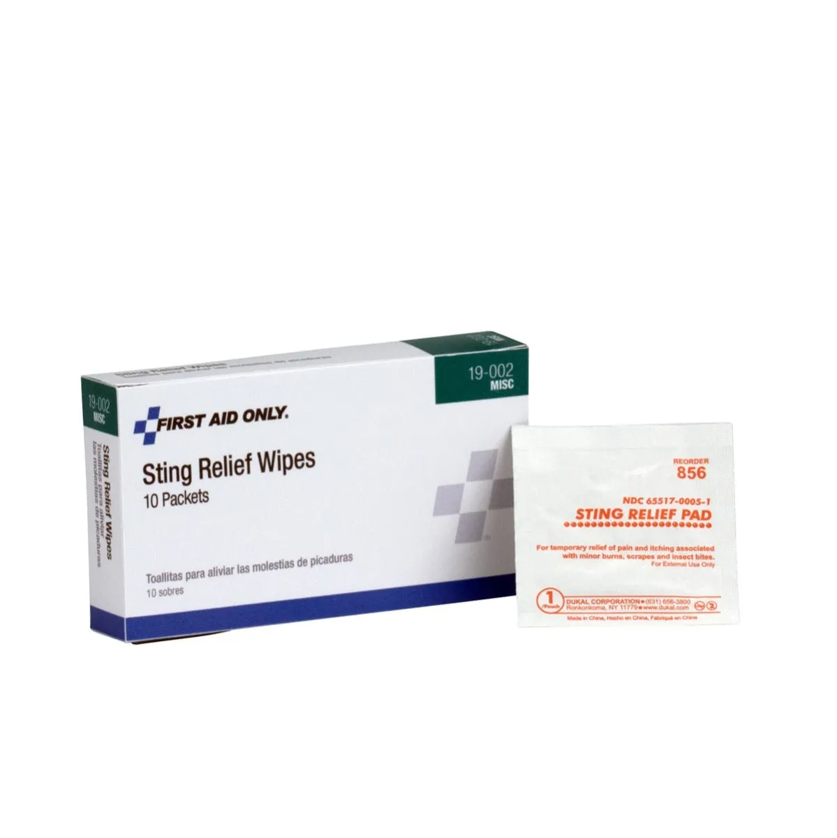 First Aid Only Sting Relief servietter 10-pk kløestillende