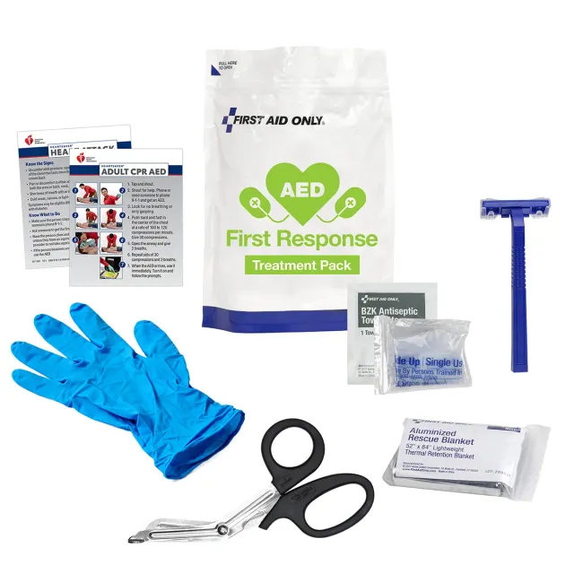 First Aid Only AED First Response behandlingspakke HLR-støtte