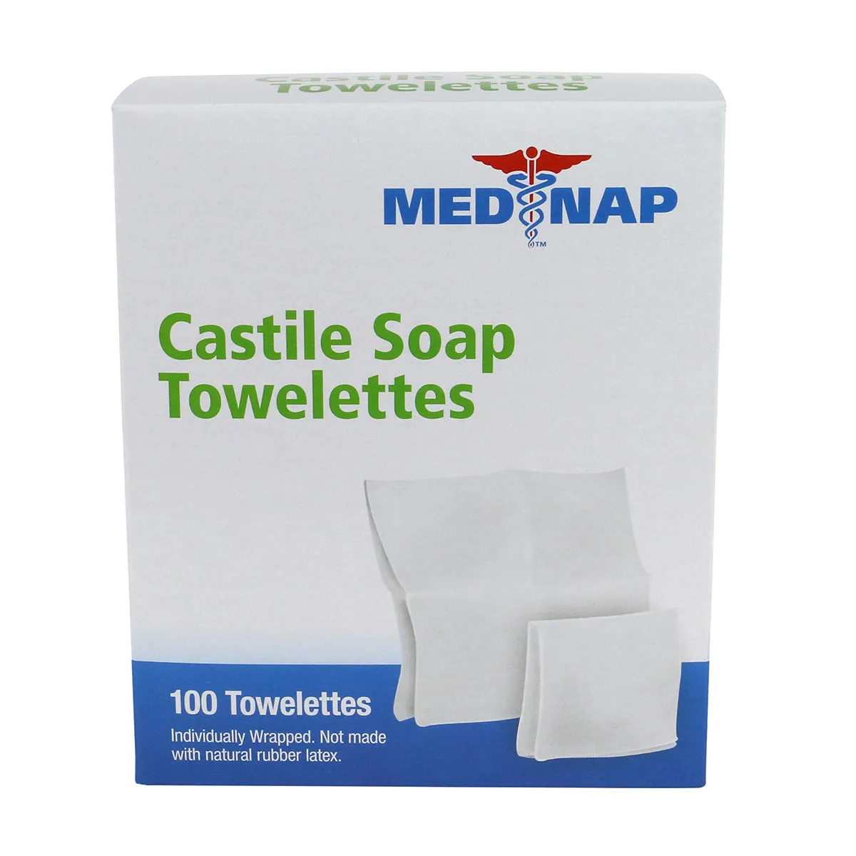 First Aid Only Castile såpeservietter 100 stk mild