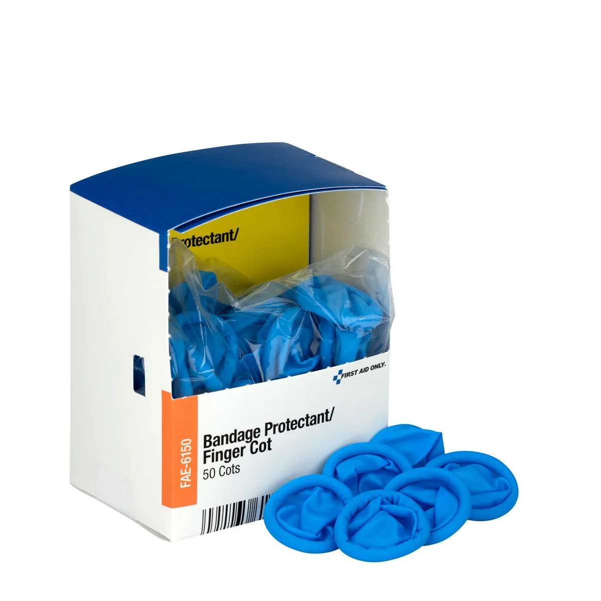 First Aid Only SmartCompliance fingerbøtter 50-pk blå lateksfri