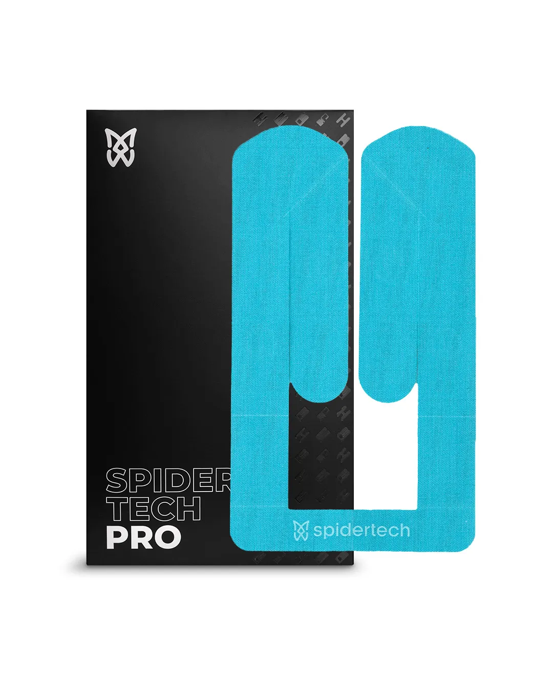 SpiderTech Pro Knee knetape blå 4 stk ferdigkuttet