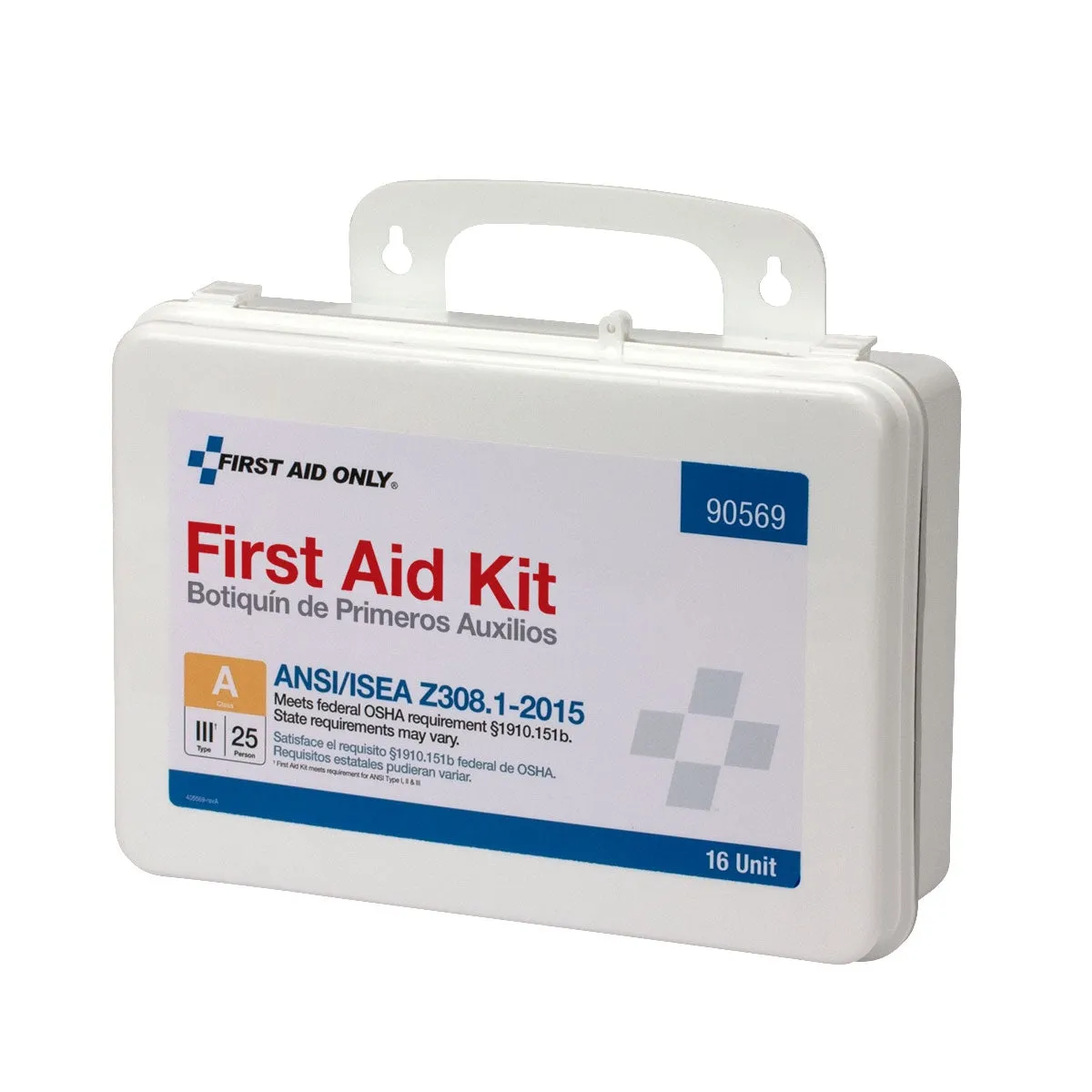 First Aid Only 16 Unit førstehjelpsskrin 82 deler ANSI A