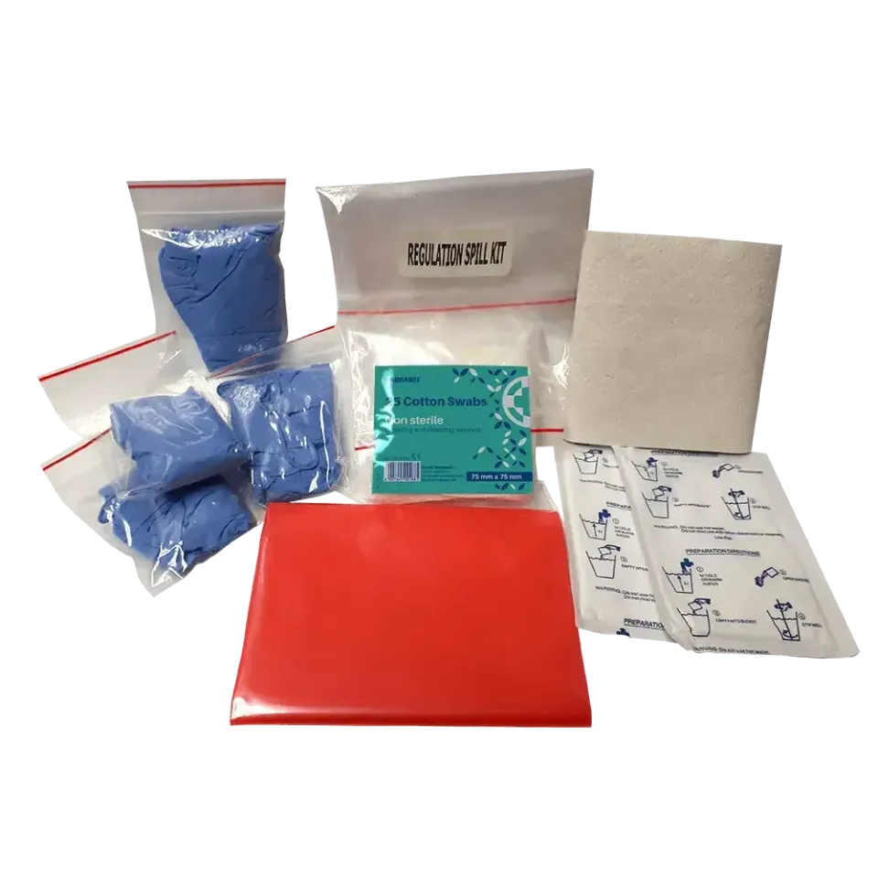 Burnshield Fluid Spill Kit sølsett komplett