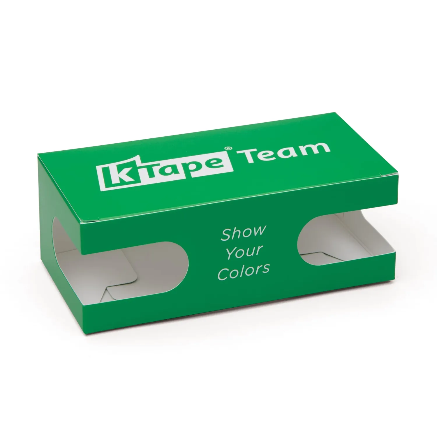 K-Tape Team Yellow/Green kinesiologitape 2 x 5 m elastisk