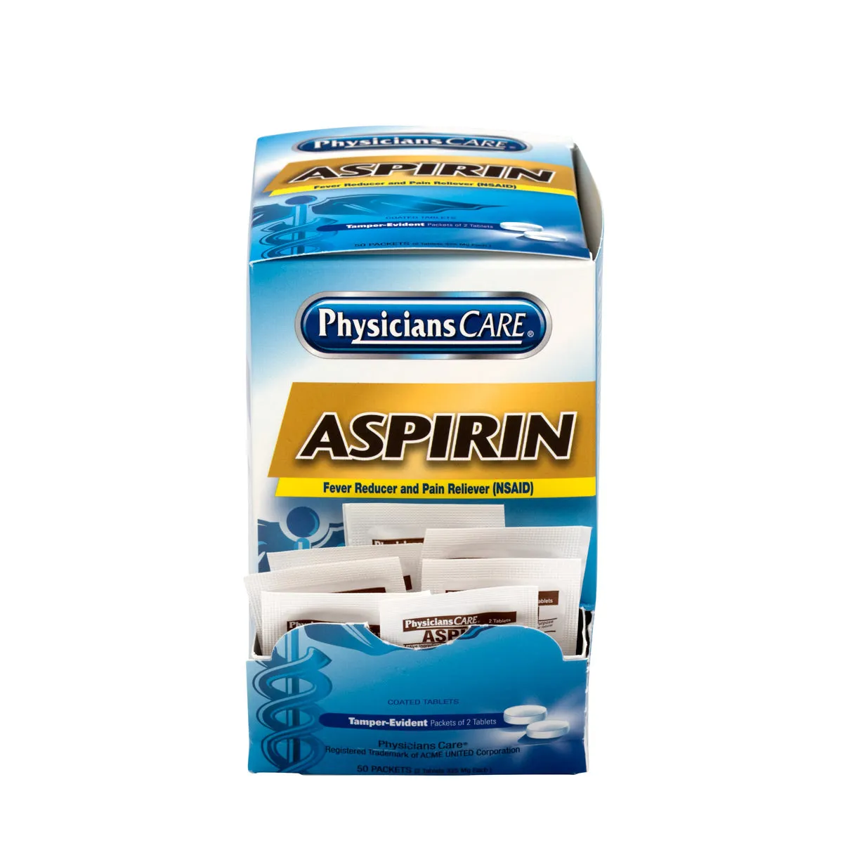 PhysiciansCare Aspirin 325mg aspirintabletter 100 stk smertelindrende