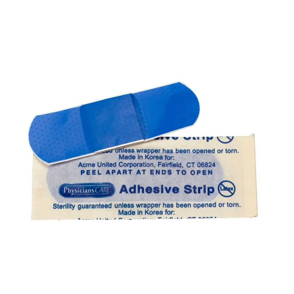 First Aid Only plastplaster blå 1x3" 1500 stk metalldetekterbar