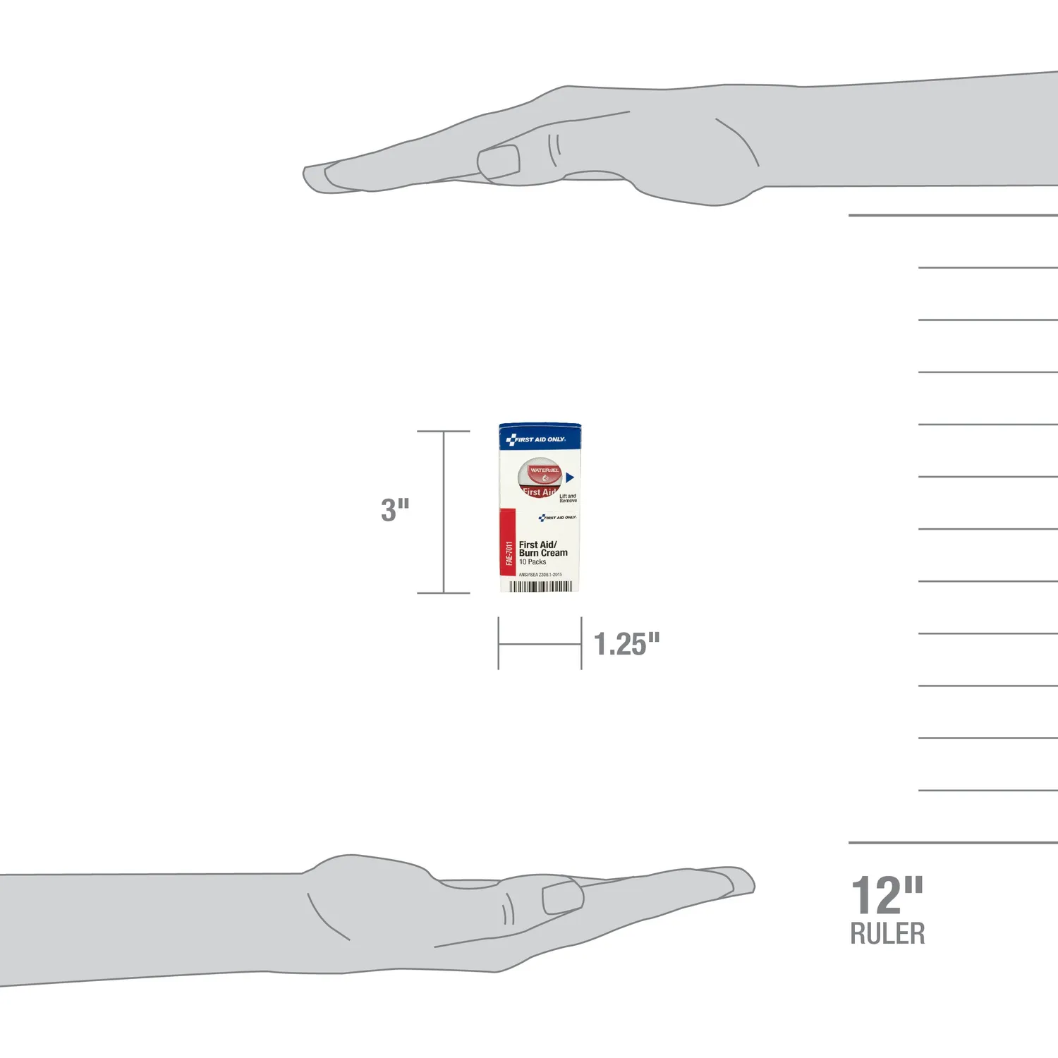 First Aid Only SmartCompliance brannskadekrem 10 stk gelposer