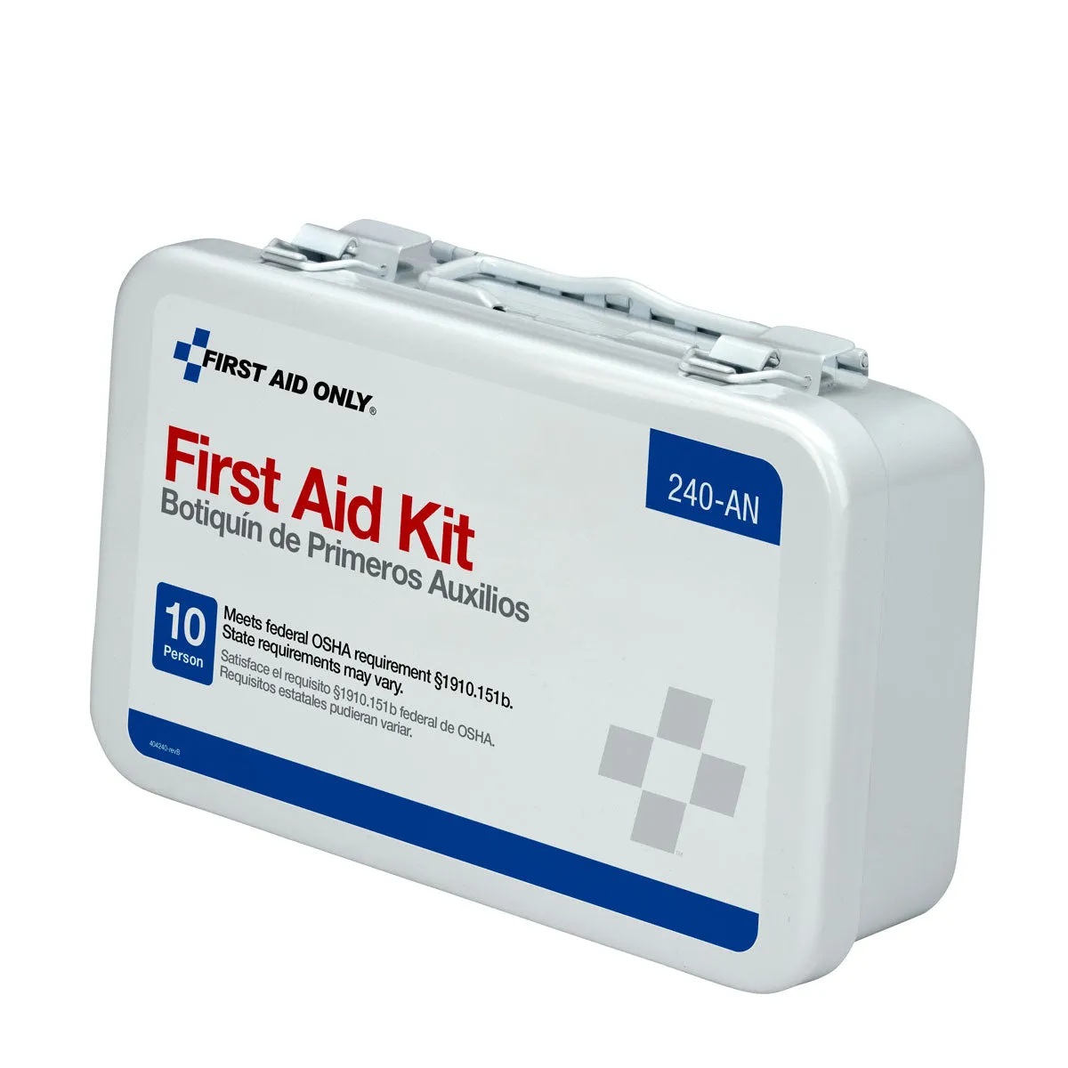 First Aid Only 10 Unit førstehjelpsskrin metall 10 personer