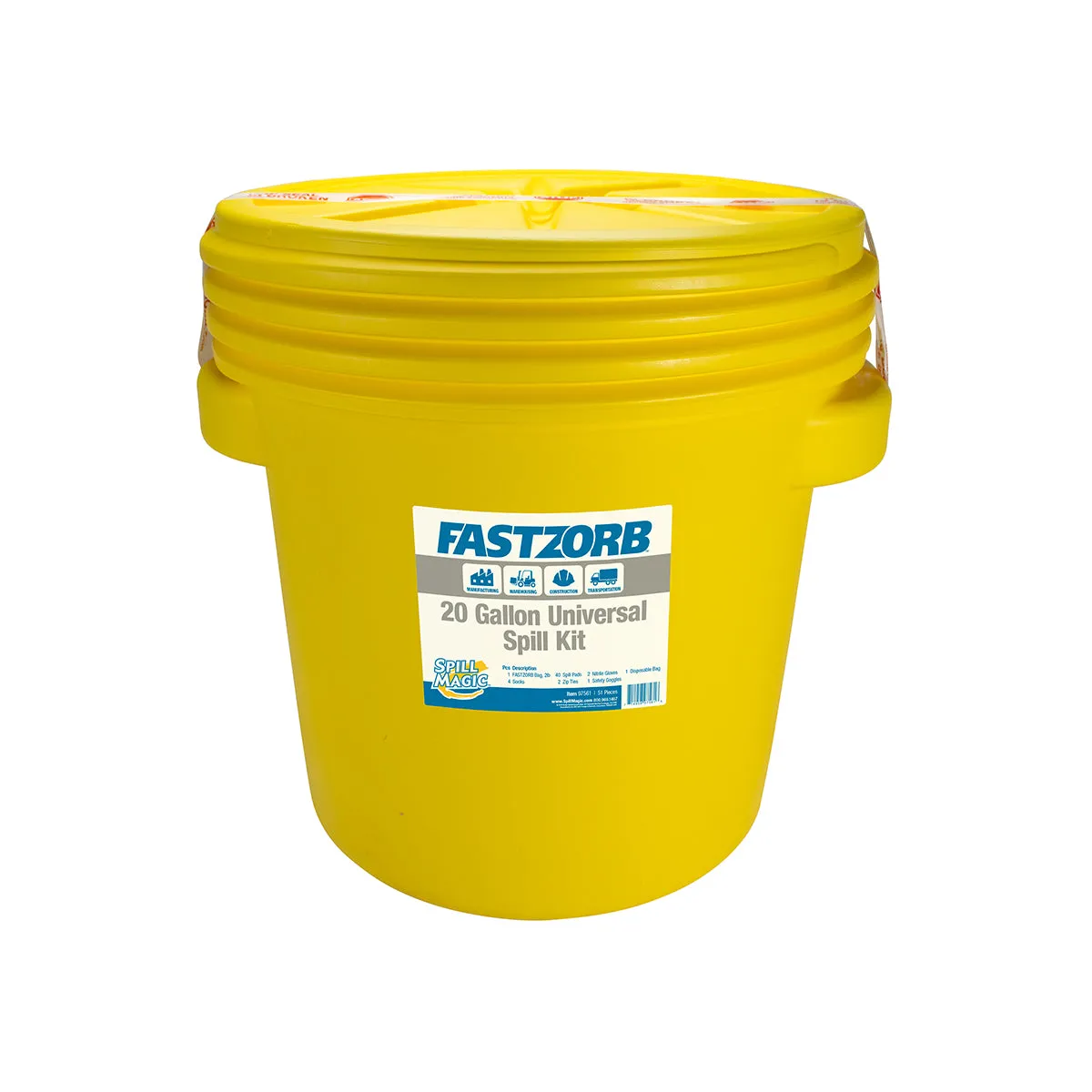 First Aid Only FASTZORB spillkit 20 gallon universal granulat