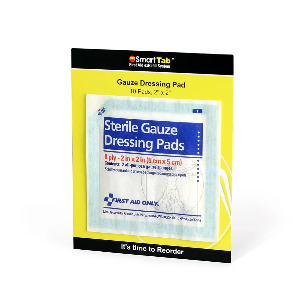 First Aid Only SmartCompliance kompress 5x5 cm steril 10 stk