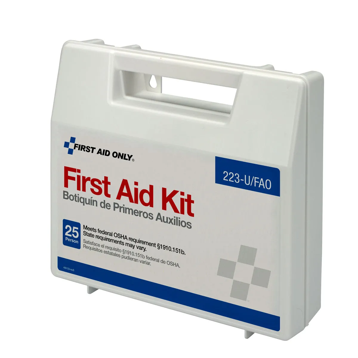 First Aid Only 25 Person førstehjelpsskrin plast 107 deler