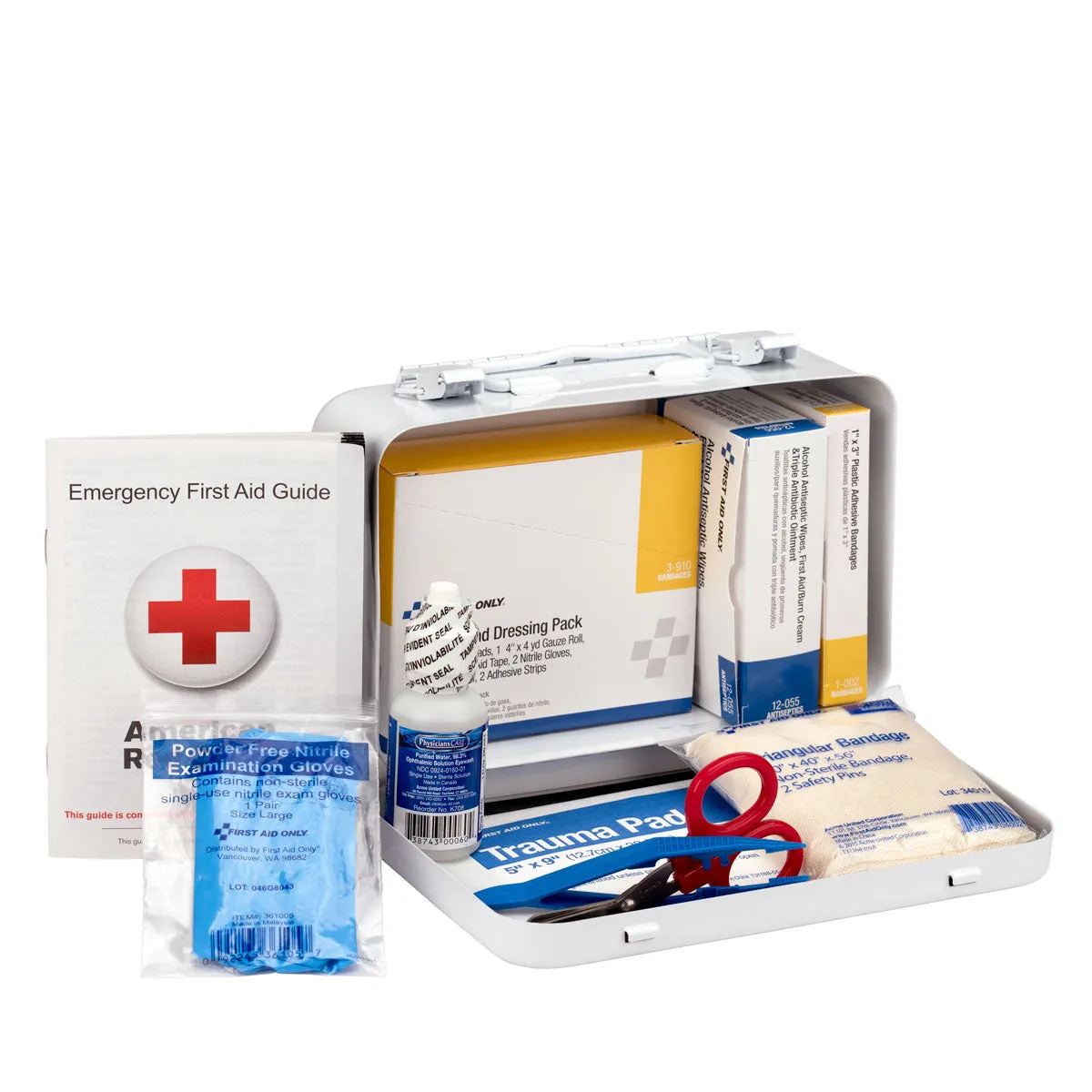 First Aid Only førstehjelpsskrin bil 10 personer 76 deler