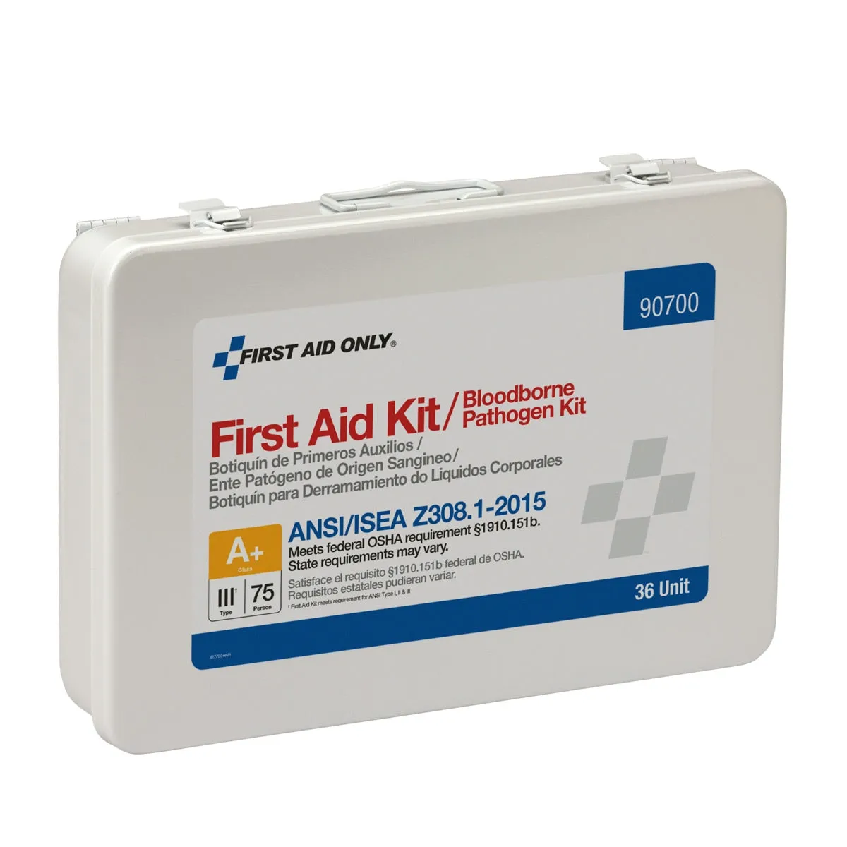 First Aid Only 75 Person førstehjelpsskrin stål 146 deler