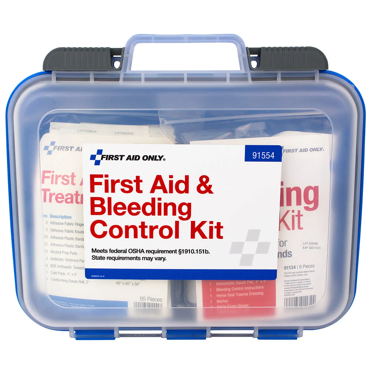 First Aid Only førstehjelpsskrin blødningskontroll bil