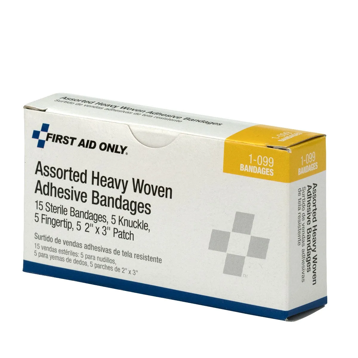First Aid Only stoffplaster assortert 15 stk fleksibel