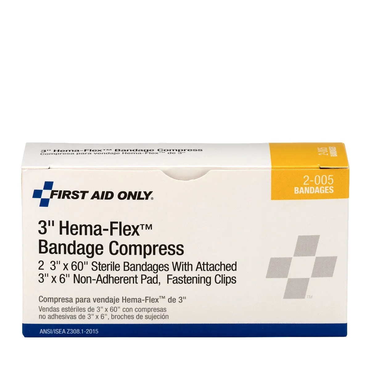 First Aid Only Hema-Flex 3" bandasjekompress 2-pk lateksfri