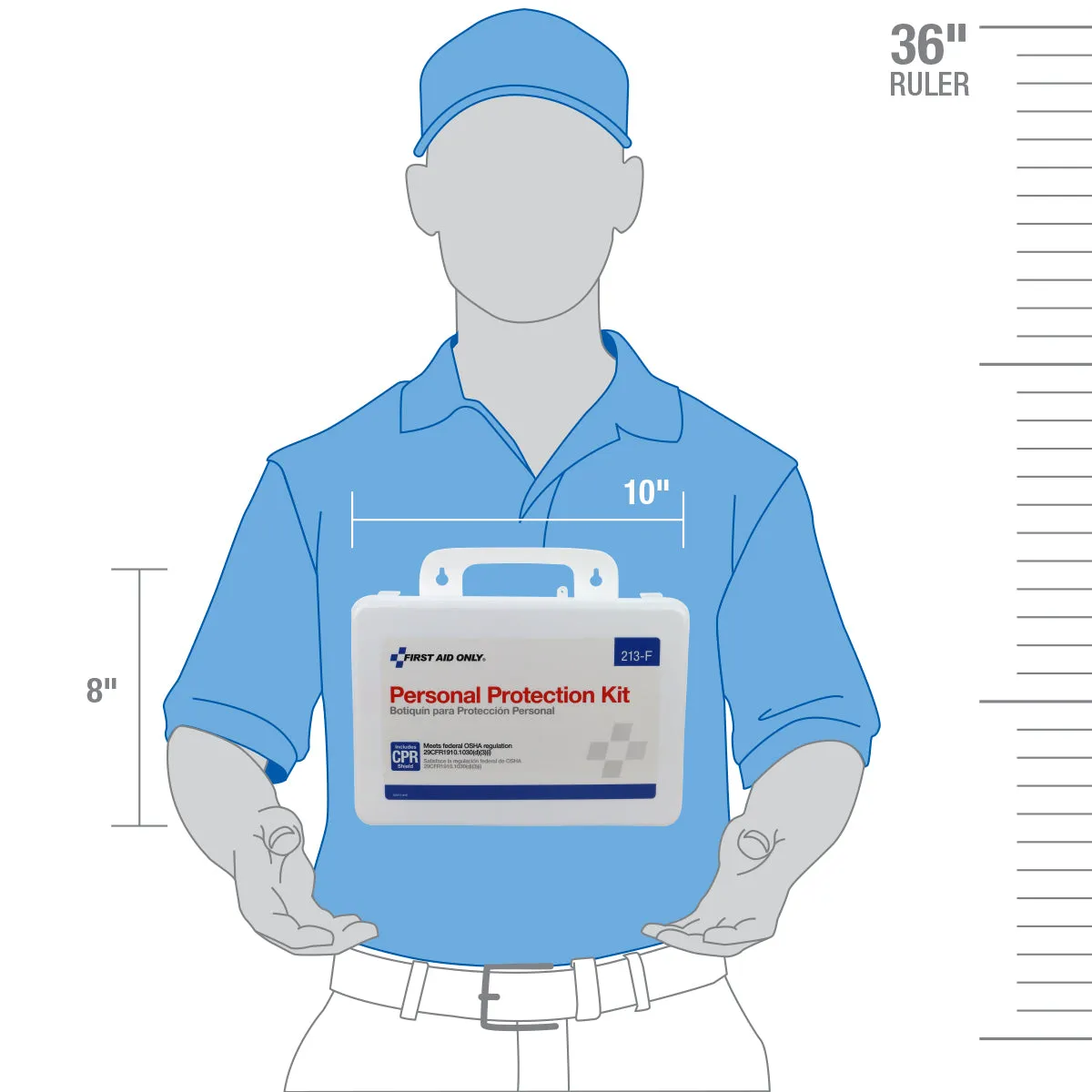 First Aid Only Personal Protection smittevernsett 20 deler BBP
