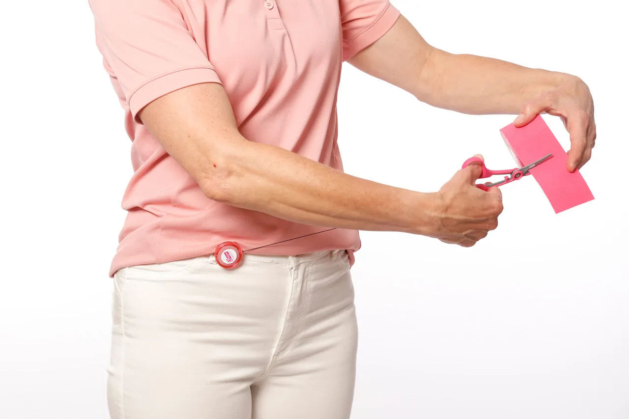 K-tape CutHero K130 bandasjesaks rosa 13 cm