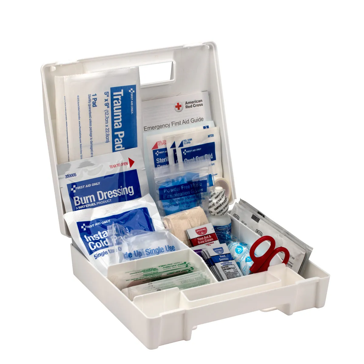 First Aid Only 25 Person førstehjelpsskrin 89 deler plast