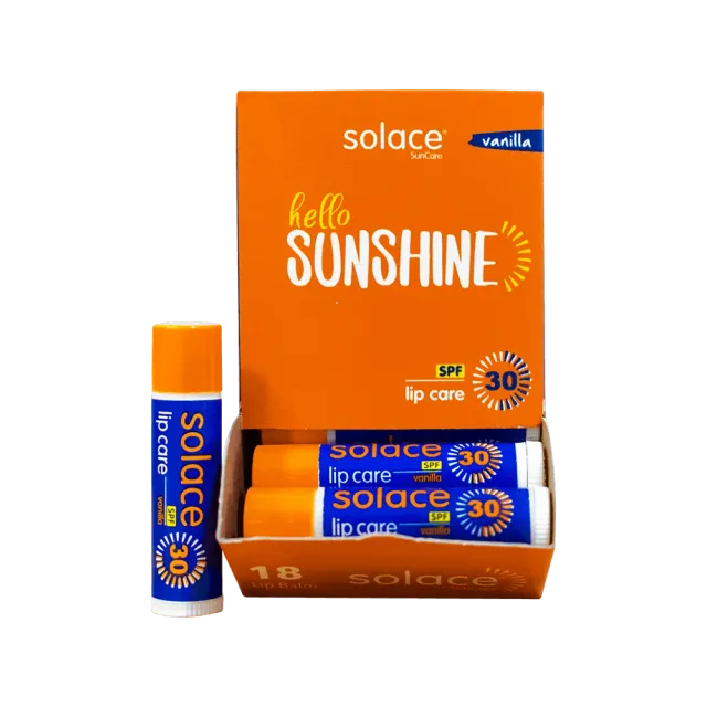 Burnshield Solace Lip Care SPF30 leppepomade 18 stk
