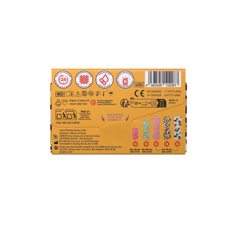 Wild Stripes Classic Sensitive Animal plaster 5 stk sensitiv hud